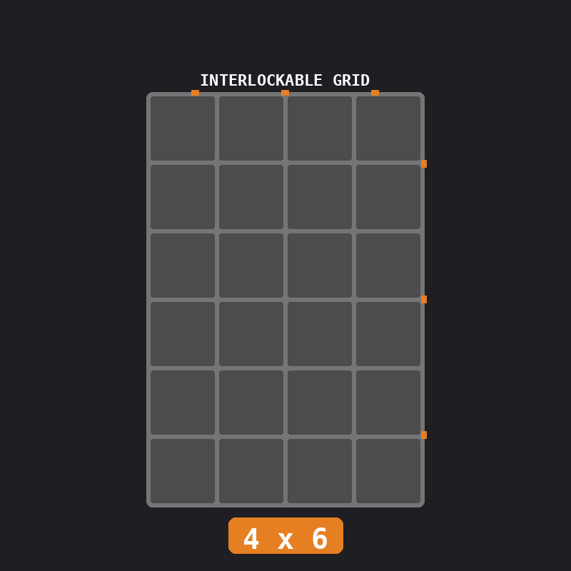 Industrial (Gunmetal / Orange)