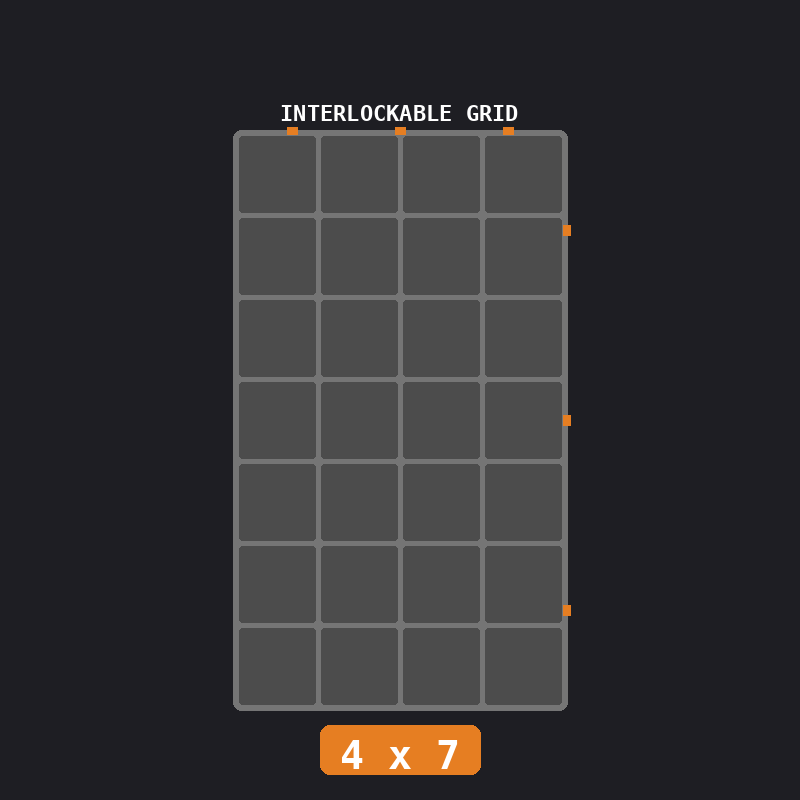 Industrial (Gunmetal / Orange)
