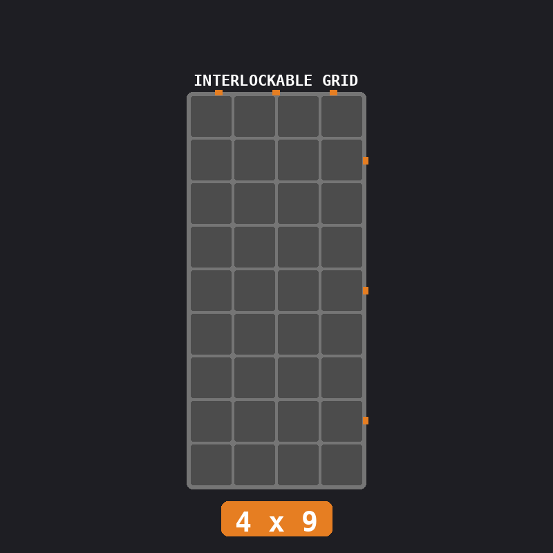 Industrial (Gunmetal / Orange)