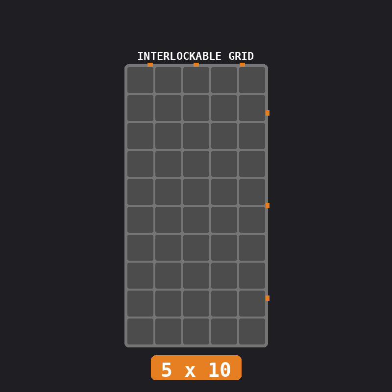 Industrial (Gunmetal / Orange)
