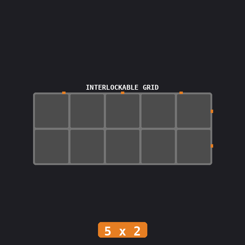 Industrial (Gunmetal / Orange)