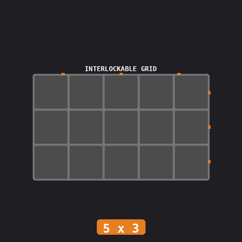 Industrial (Gunmetal / Orange)