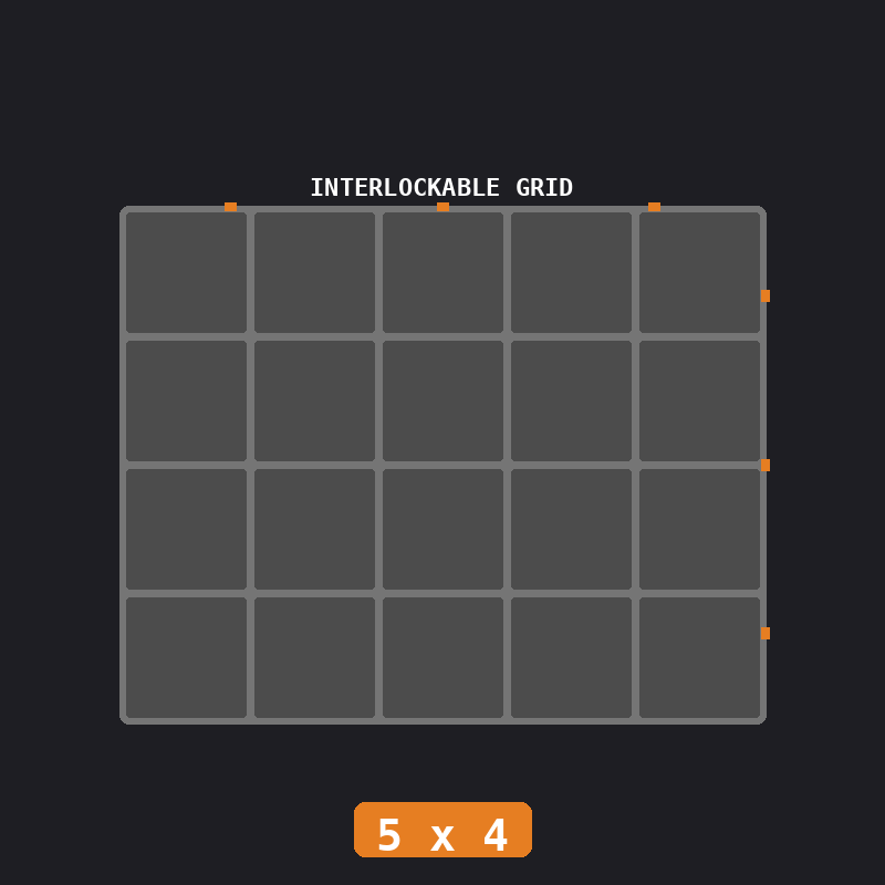 Industrial (Gunmetal / Orange)