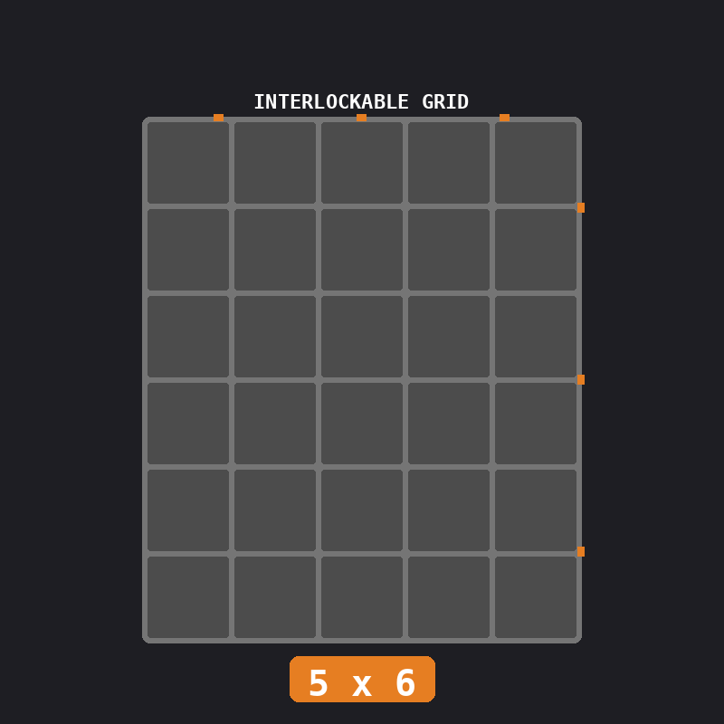 Industrial (Gunmetal / Orange)