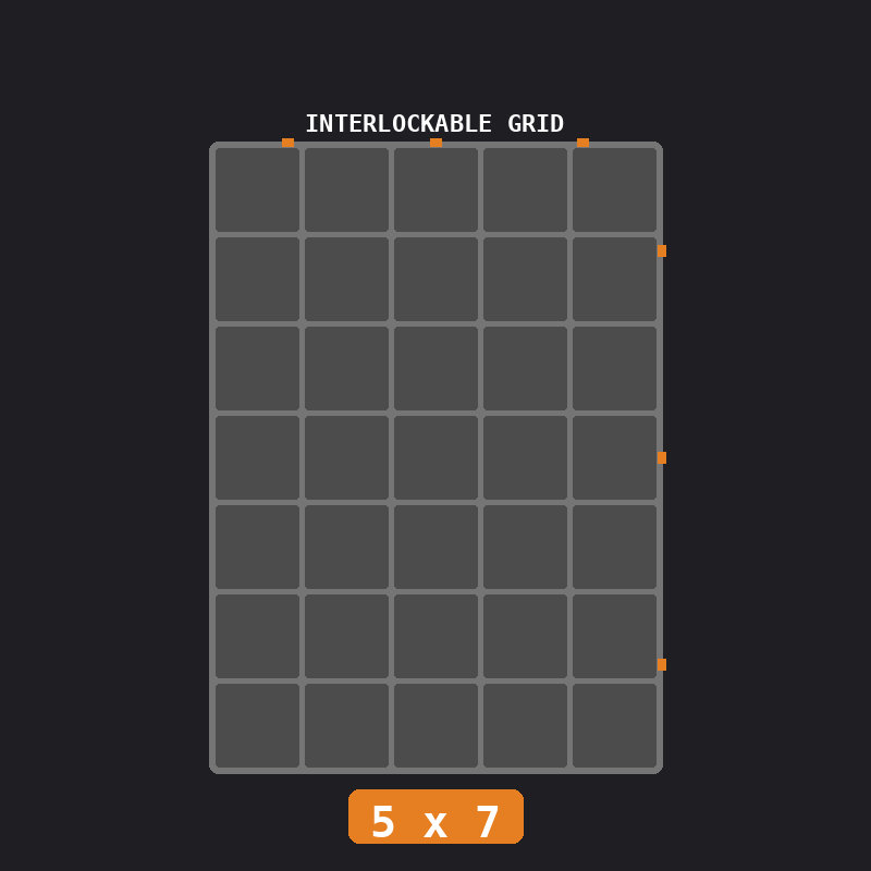 Industrial (Gunmetal / Orange)