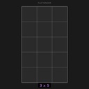 Spacer 3x5 Flat