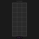 Spacer 3x7 Flat