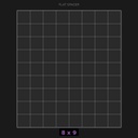 Spacer 8x9 Flat