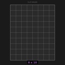 Spacer 8x10 Flat