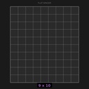 Spacer 9x10 Flat