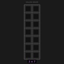 Spacer 2x7 Hollow