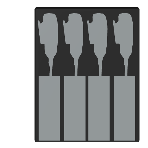 [RR-SH-4x8] Spacer 4x8 Hollow
