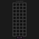 Spacer 4x10 Hollow