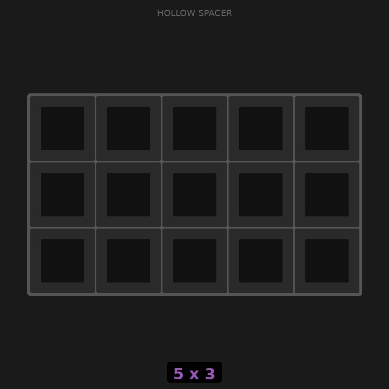 [RR-SH-5x3] Spacer 5x3 Hollow