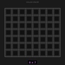 Spacer 8x7 Hollow