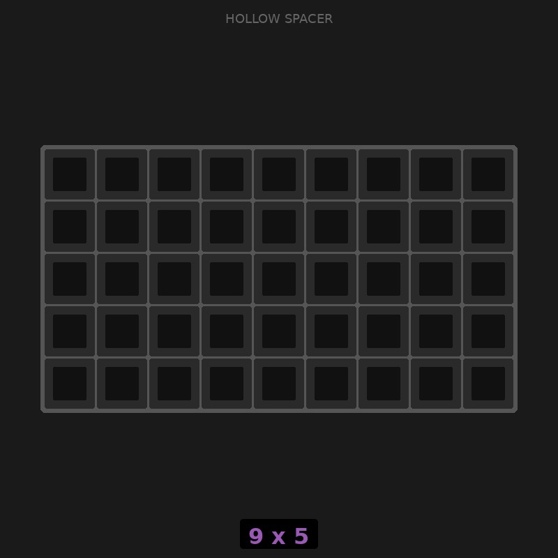 [RR-SH-9x5] Spacer 9x5 Hollow