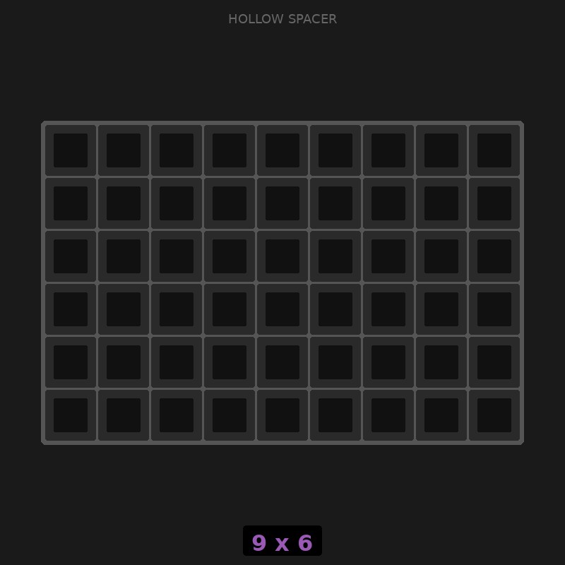 [RR-SH-9x6] Spacer 9x6 Hollow