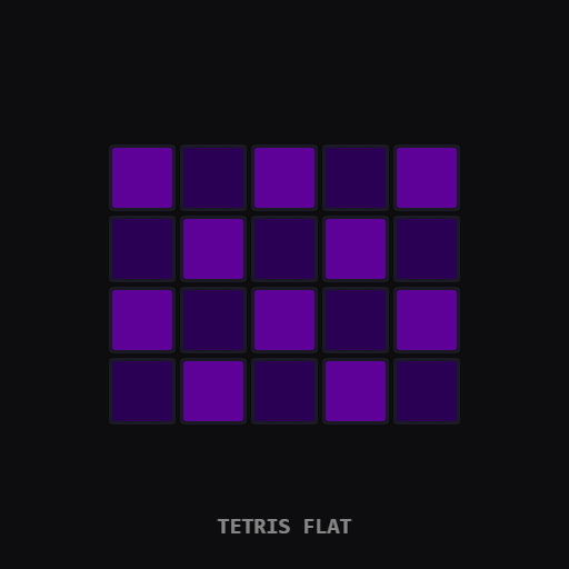 [RR-STF-S] Spacer Tetris S Flat