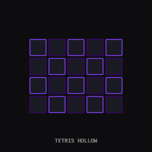 [RR-STH-O] Spacer Tetris O Hollow