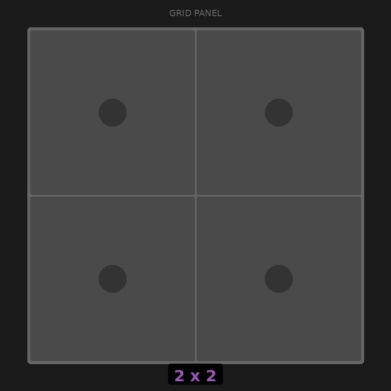 [RR-GN-2x2] Grid Base 2x2 Standard