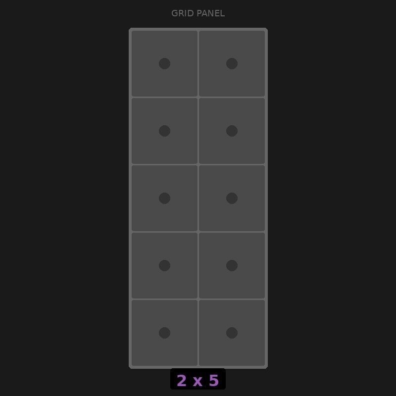[RR-GN-2x5] Grid Base 2x5 Standard
