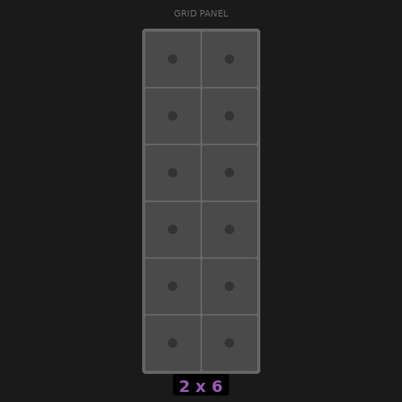 [RR-GN-2x6] Grid Base 2x6 Standard