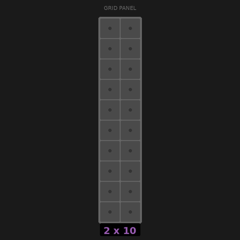 [RR-GN-2x10] Grid Base 2x10 Standard