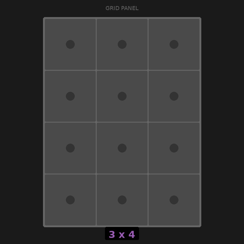 [RR-GN-3x4] Grid Base 3x4 Standard