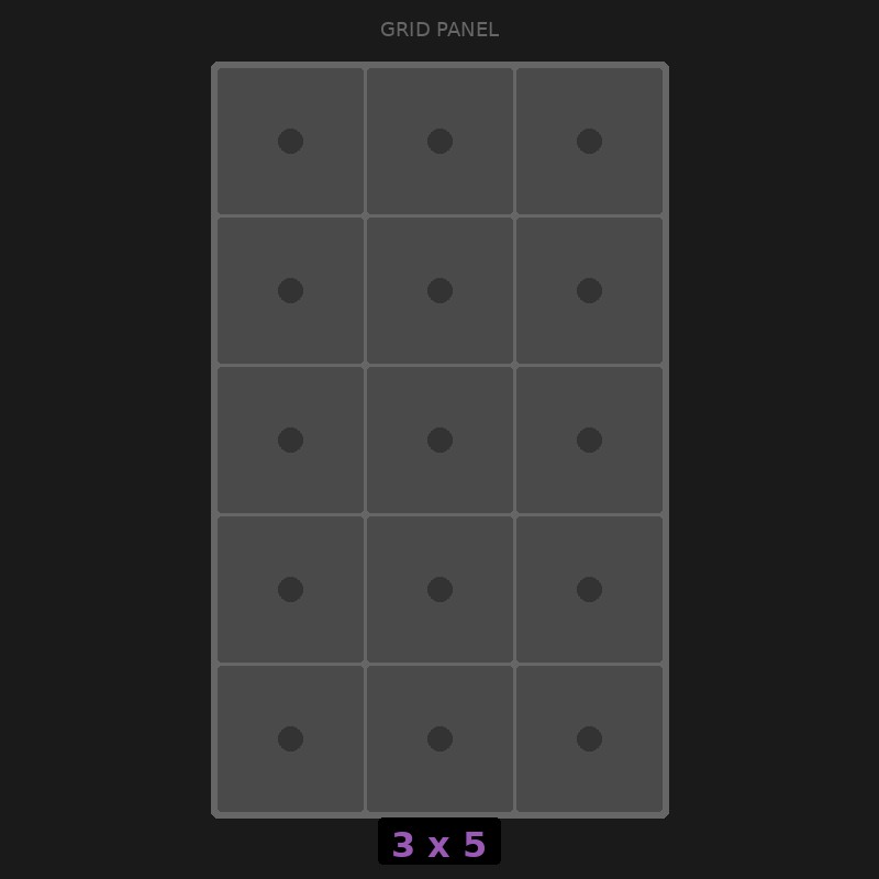 [RR-GN-3x5] Grid Base 3x5 Standard