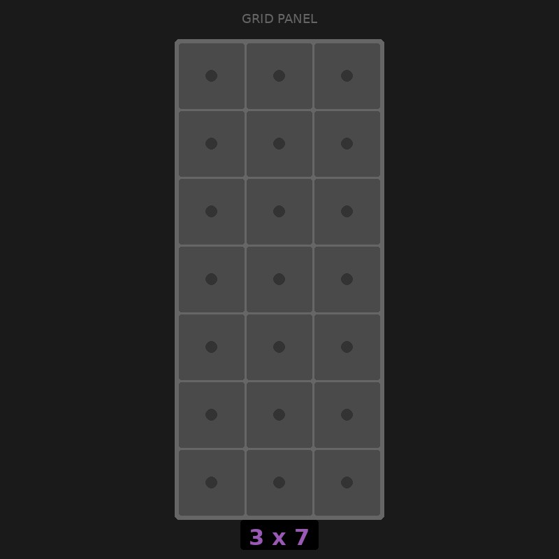 [RR-GN-3x7] Grid Base 3x7 Standard