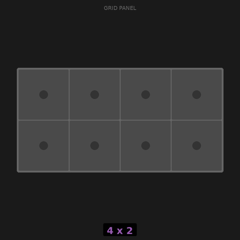 [RR-GN-4x2] Grid Base 4x2 Standard