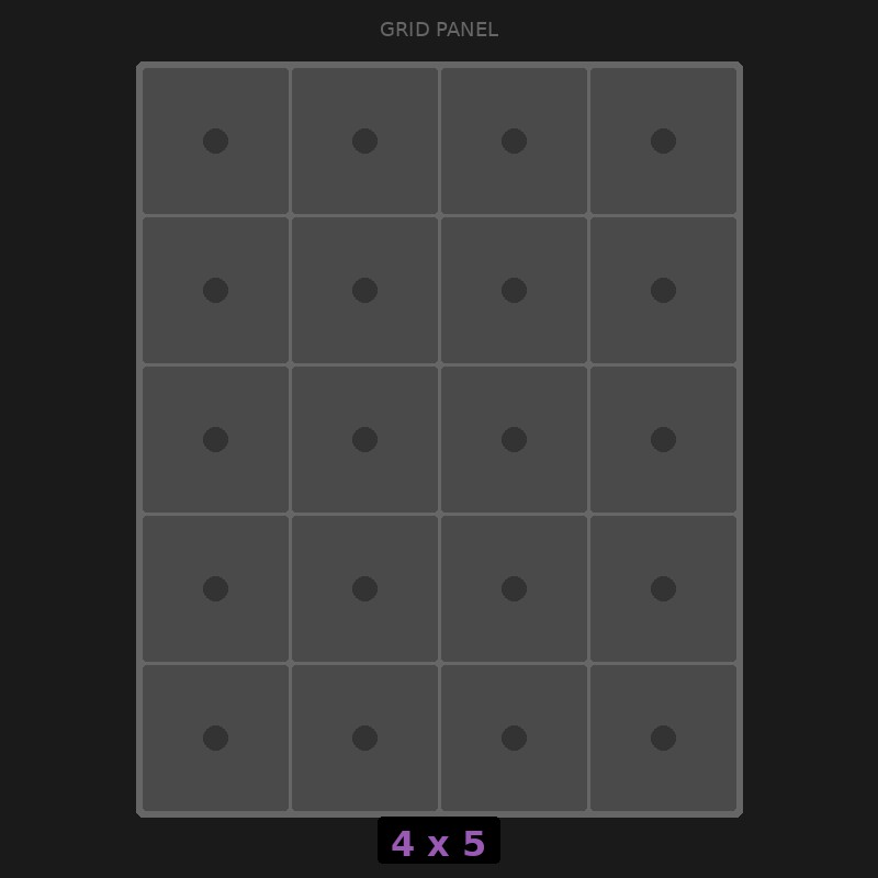 [RR-GN-4x5] Grid Base 4x5 Standard