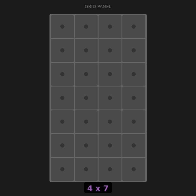 [RR-GN-4x7] Grid Base 4x7 Standard