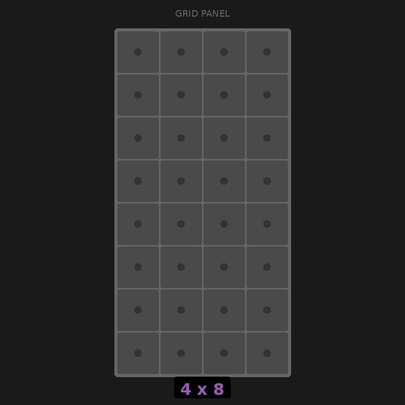 [RR-GN-4x8] Grid Base 4x8 Standard