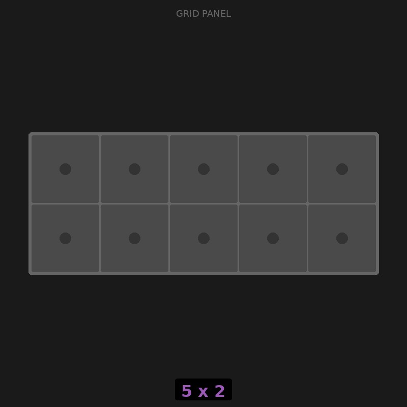 [RR-GN-5x2] Grid Base 5x2 Standard