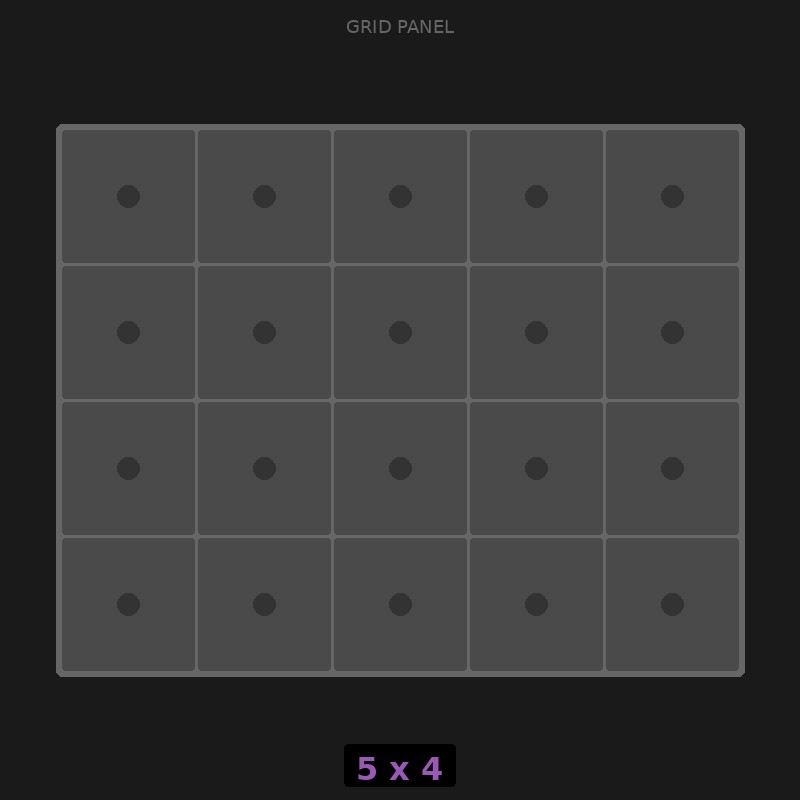 [RR-GN-5x4] Grid Base 5x4 Standard