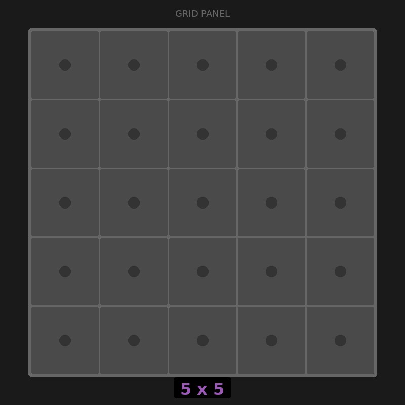 [RR-GN-5x5] Grid Base 5x5 Standard