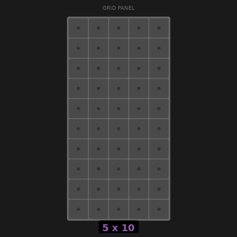 [RR-GN-5x10] Grid Base 5x10 Standard