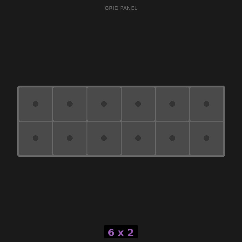 [RR-GN-6x2] Grid Base 6x2 Standard