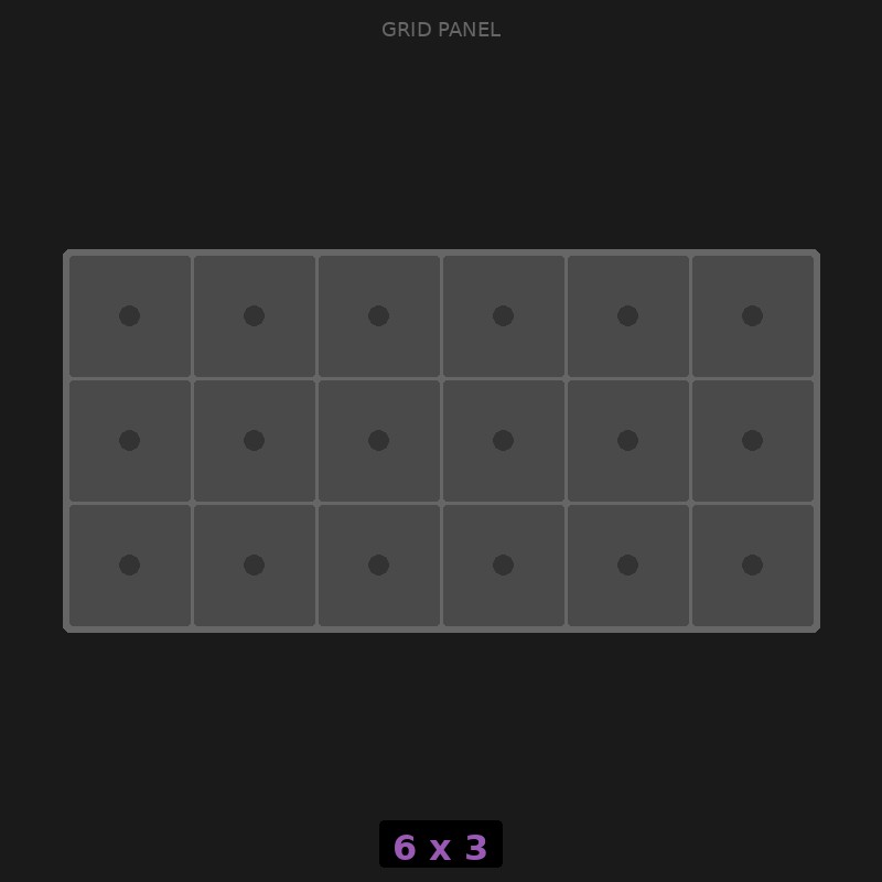 [RR-GN-6x3] Grid Base 6x3 Standard