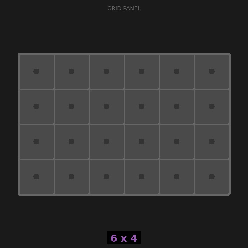 [RR-GN-6x4] Grid Base 6x4 Standard