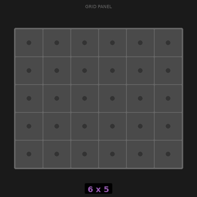 [RR-GN-6x5] Grid Base 6x5 Standard