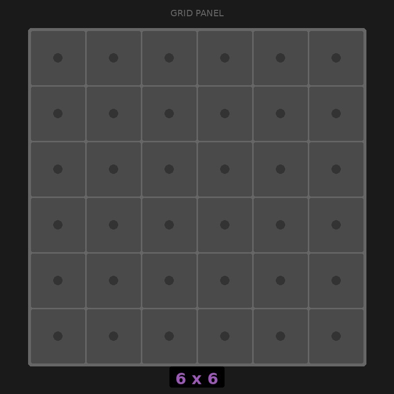 [RR-GN-6x6] Grid Base 6x6 Standard