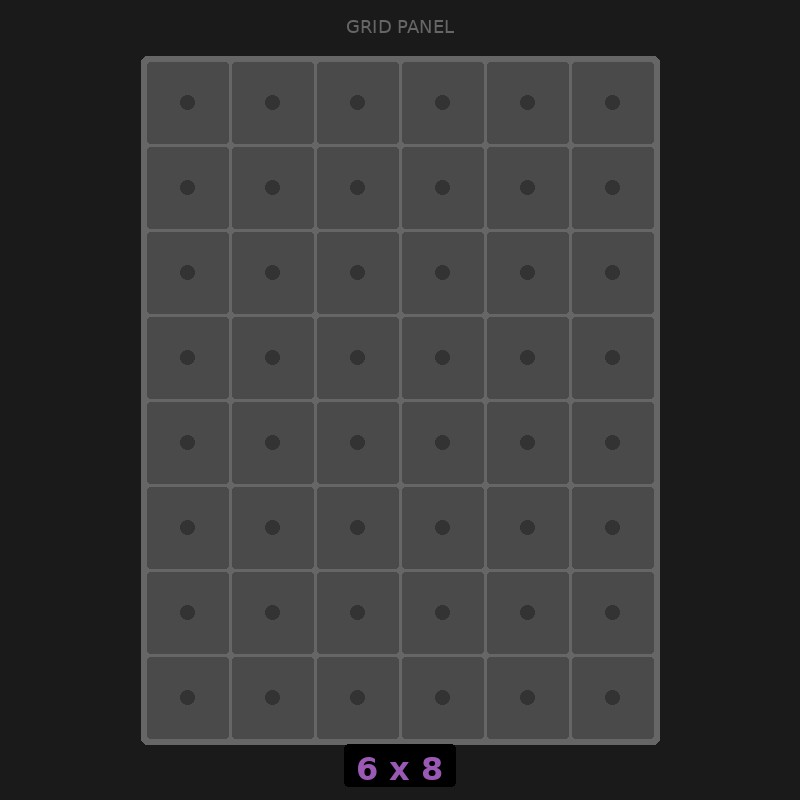 [RR-GN-6x8] Grid Base 6x8 Standard
