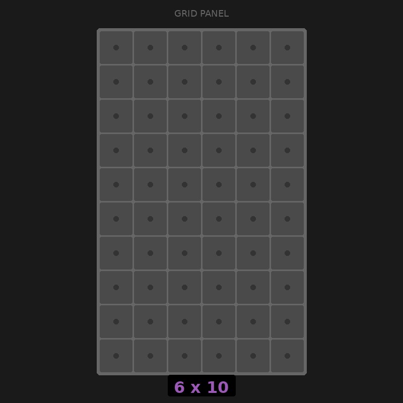 [RR-GN-6x10] Grid Base 6x10 Standard