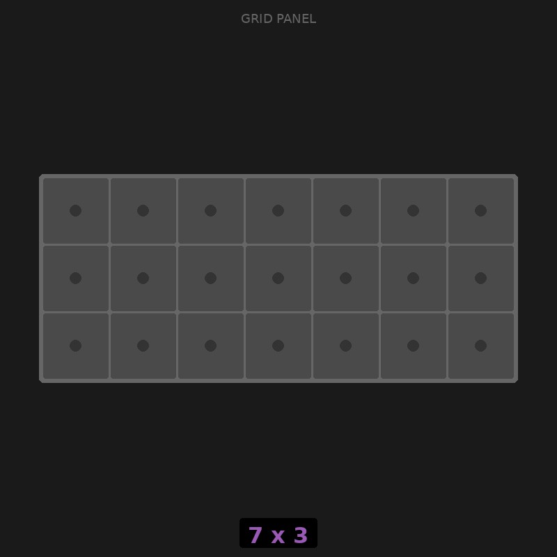 [RR-GN-7x3] Grid Base 7x3 Standard
