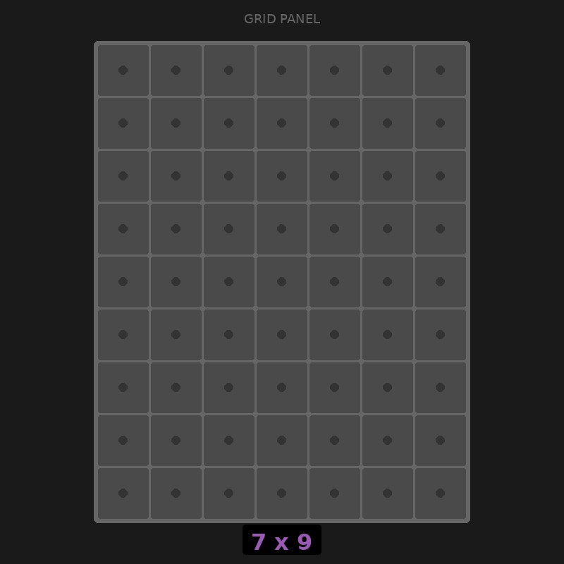 [RR-GN-7x9] Grid Base 7x9 Standard