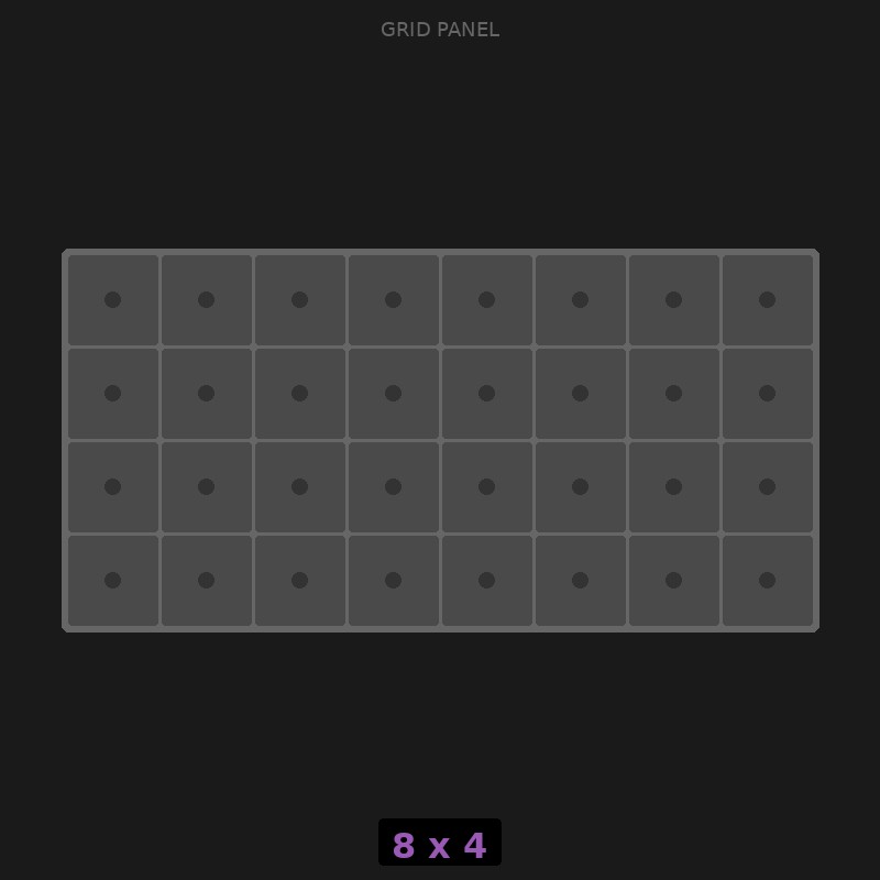 [RR-GN-8x4] Grid Base 8x4 Standard