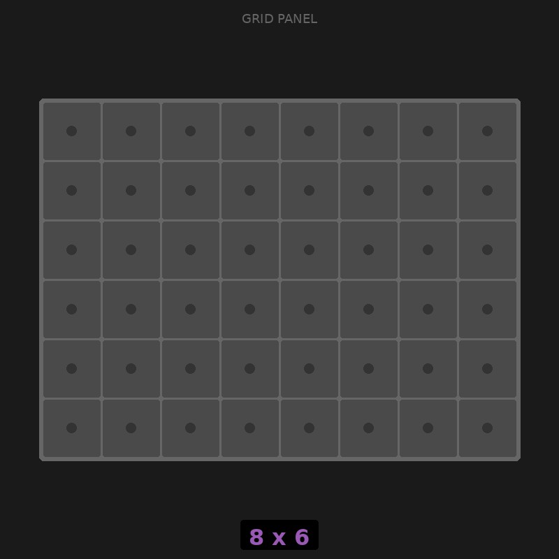 [RR-GN-8x6] Grid Base 8x6 Standard