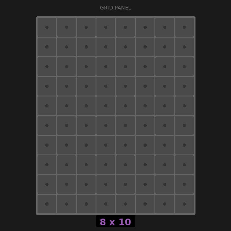 [RR-GN-8x10] Grid Base 8x10 Standard